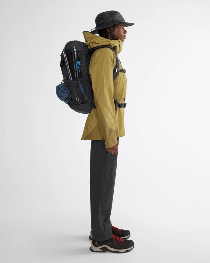 MenWomen Delling 25L Compact Hiking Backpack Raven Klttermusen SingleDay Backpacks 1832l