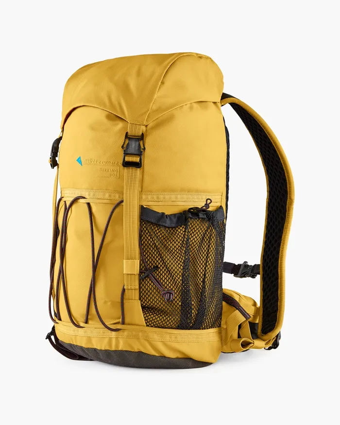 MenWomen Delling 30L Compact Hiking Backpack Amber Gold Klttermusen SingleDay Backpacks 1832l
