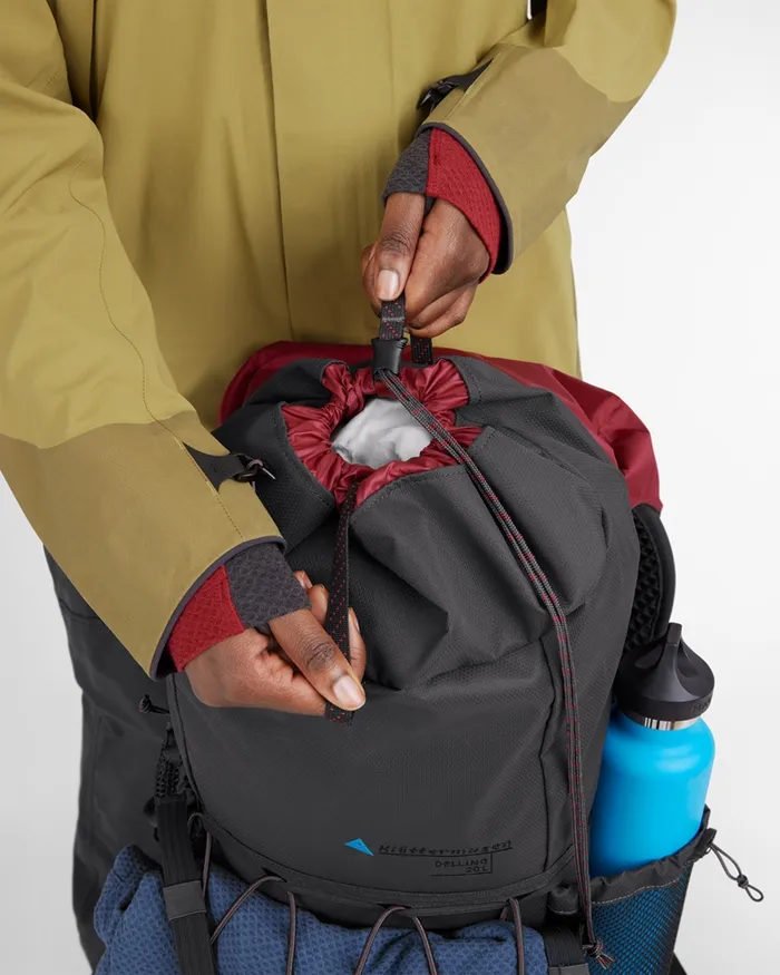 MenWomen Delling 30L Compact Hiking Backpack Burnt Russet Klttermusen SingleDay Backpacks 1832l