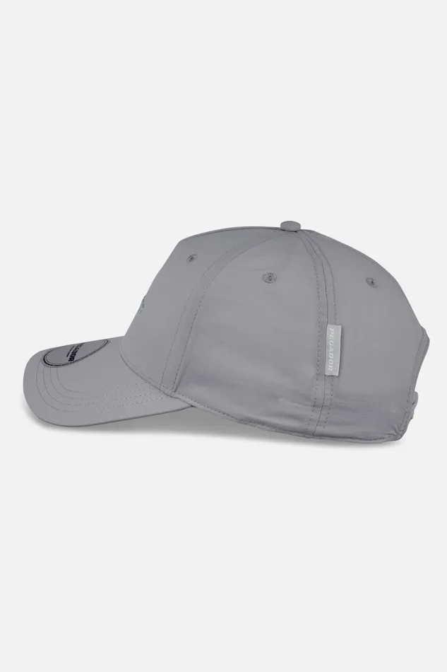 MenWomen Pegador Caps and Hats Logo Crushed Nylon Cap Cool Grey MenWomen Pegador Caps and Hats Logo Crushed Nylon Cap Cool Grey