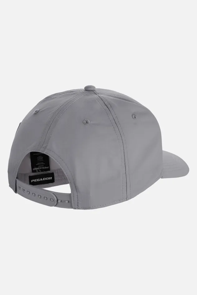 MenWomen Pegador Caps and Hats Logo Crushed Nylon Cap Cool Grey MenWomen Pegador Caps and Hats Logo Crushed Nylon Cap Cool Grey