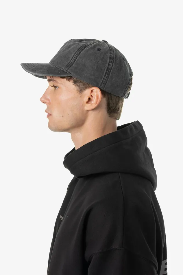 MenWomen Pegador Caps and Hats Tripole Washed Cap Black Black MenWomen Pegador Caps and Hats Tripole Washed Cap Black Black