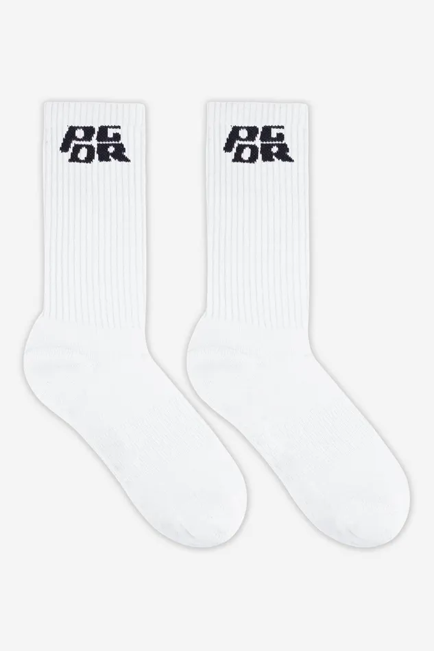 MenWomen Pegador Socken Narson Socks White Black