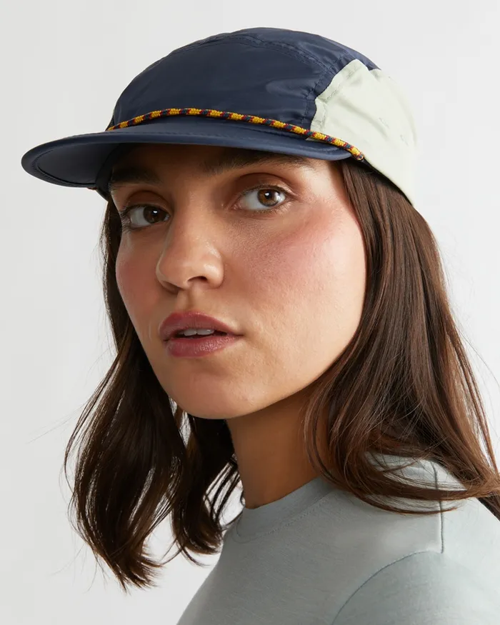 MenWomen Runa Lightweight Five Panel Cap Indigo Blueswamp Green Klttermusen Hats and Caps