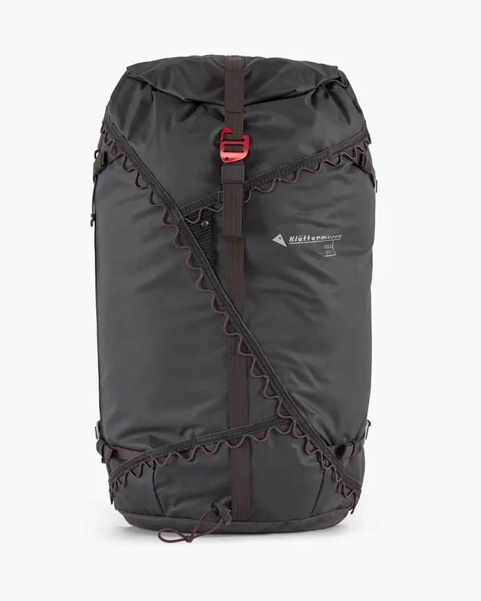 MenWomen Ull Alpine Lightweight Backpack 30L Raven Klttermusen SingleDay Backpacks 1832l