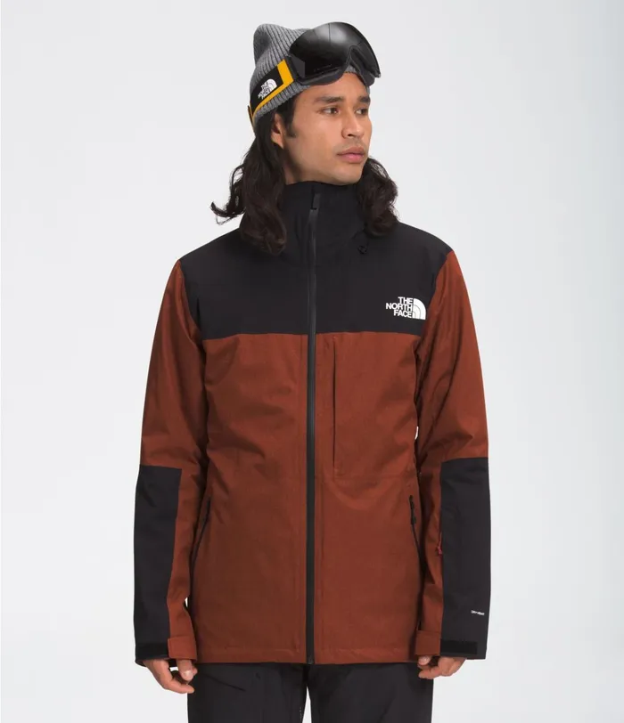 Mens The North Face 3In1 ThermoBall Eco Snow Triclimate Brandy Brown Heatherbrandy Brown