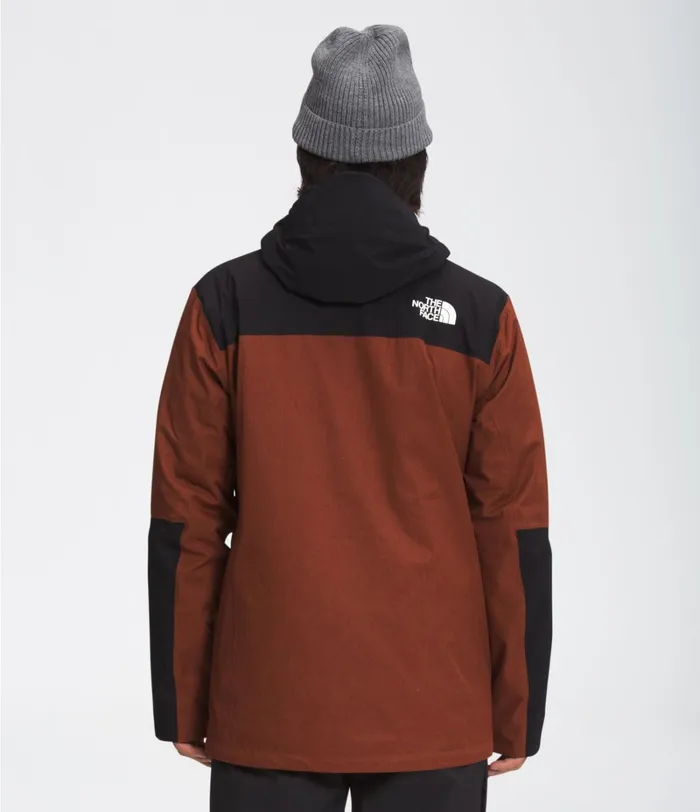 Mens The North Face 3In1 ThermoBall Eco Snow Triclimate Brandy Brown Heatherbrandy Brown