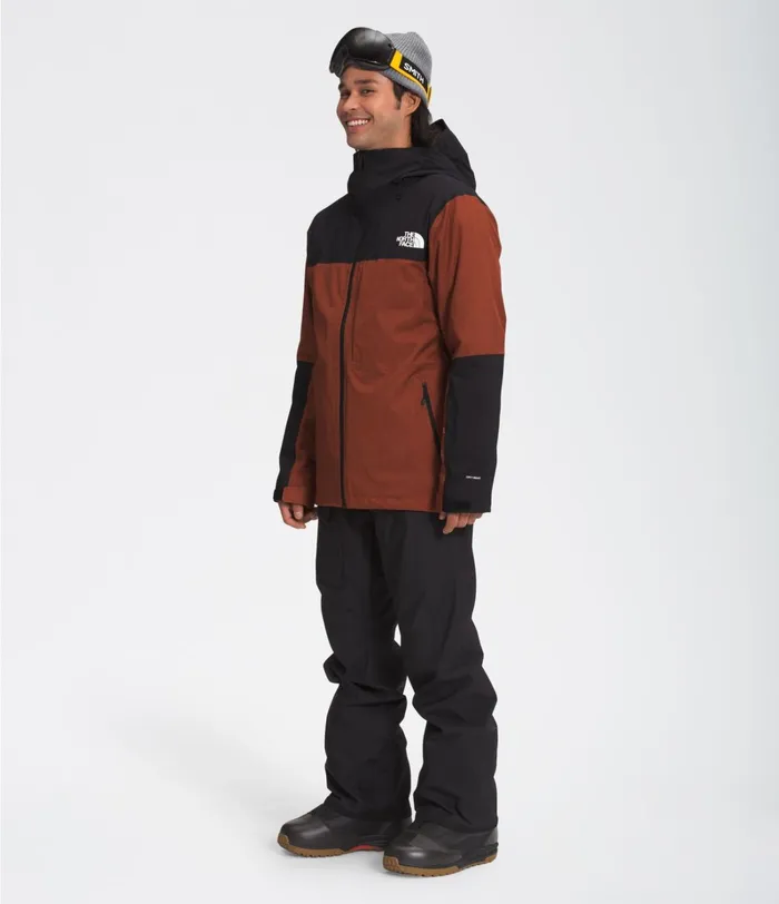 Mens The North Face 3In1 ThermoBall Eco Snow Triclimate Brandy Brown Heatherbrandy Brown