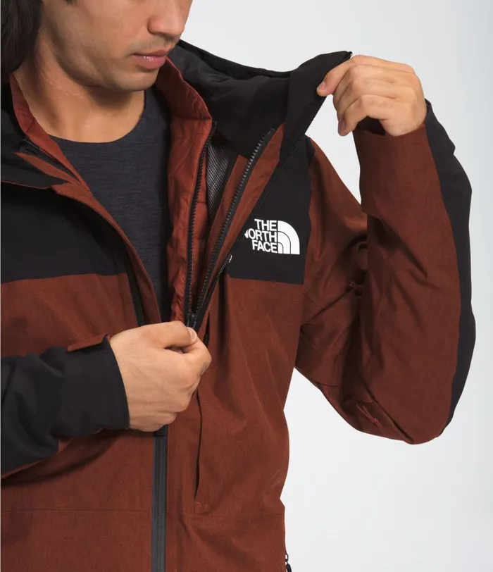 Mens The North Face 3In1 ThermoBall Eco Snow Triclimate Brandy Brown Heatherbrandy Brown