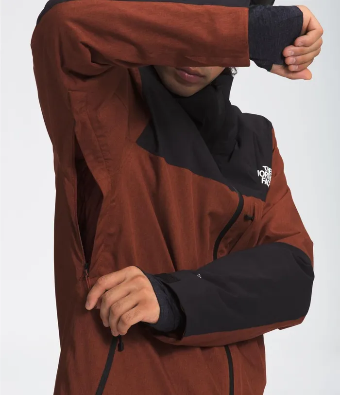 Mens The North Face 3In1 ThermoBall Eco Snow Triclimate Brandy Brown Heatherbrandy Brown