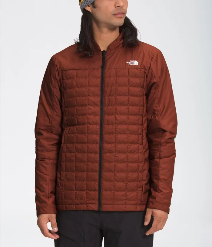 Mens The North Face 3In1 ThermoBall Eco Snow Triclimate Brandy Brown Heatherbrandy Brown