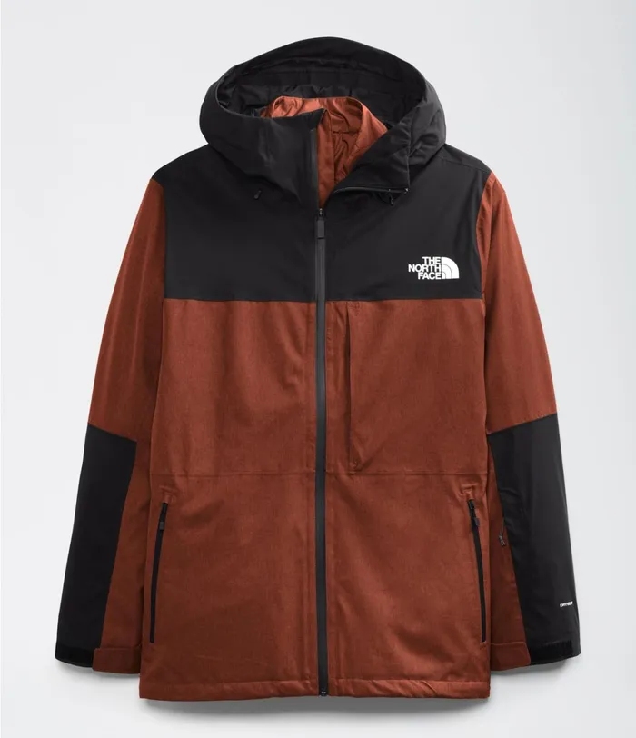 Mens The North Face 3In1 ThermoBall Eco Snow Triclimate Brandy Brown Heatherbrandy Brown