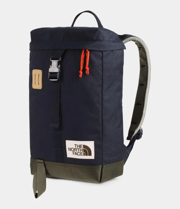 Mens The North Face Backpacks Top Loader Daypack Aviator Navy Light Heathernew Taupe Green