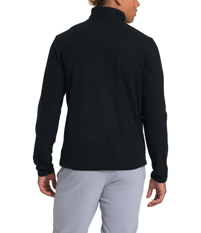 Mens The North Face Fleece TKA Glacier SnapNeck Pullover Tnf Blacktnf Black