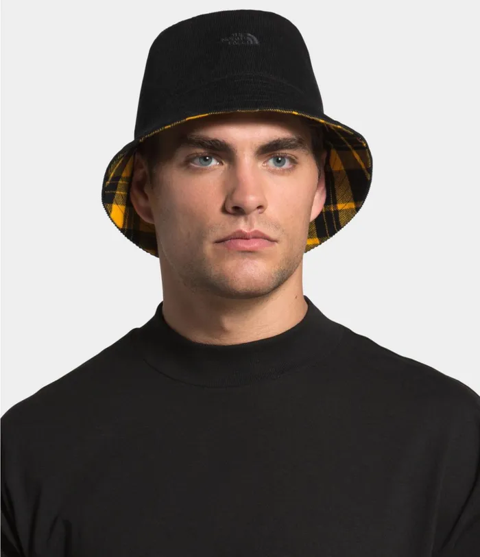 Mens The North Face Hats Reversible Bucket Hat Tnf Black