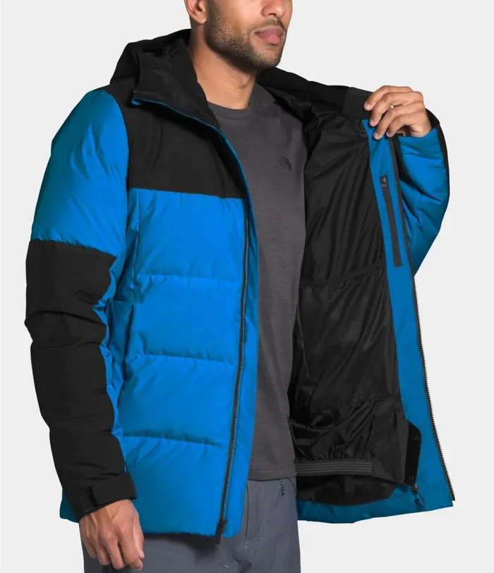 Mens The North Face Insulated and Down Jackets Corefire Down Jacket Clear Lake Bluetnf Black