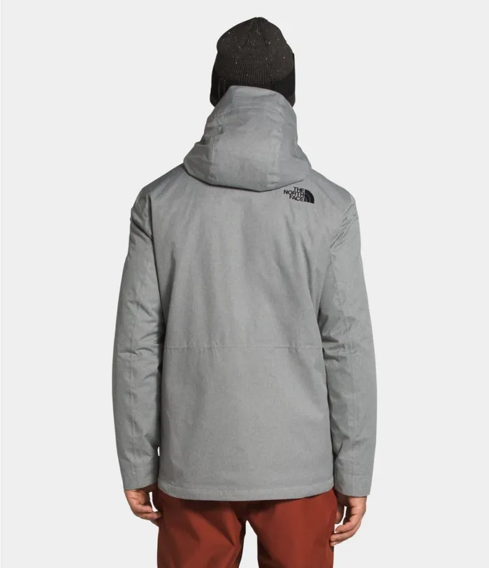 Mens The North Face Snow Clement Triclimate Jacket Tnf Medium Grey Heather