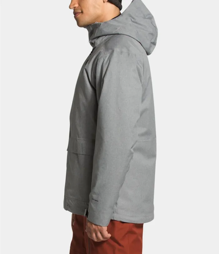 Mens The North Face Snow Clement Triclimate Jacket Tnf Medium Grey Heather