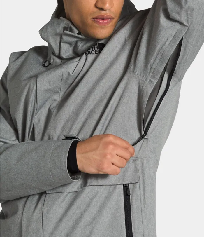 Mens The North Face Snow Clement Triclimate Jacket Tnf Medium Grey Heather