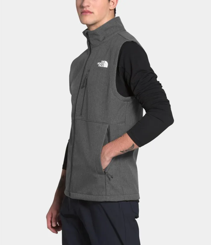 Mens The North Face Softshell Apex Bionic Vest Tnf Dark Grey Heather