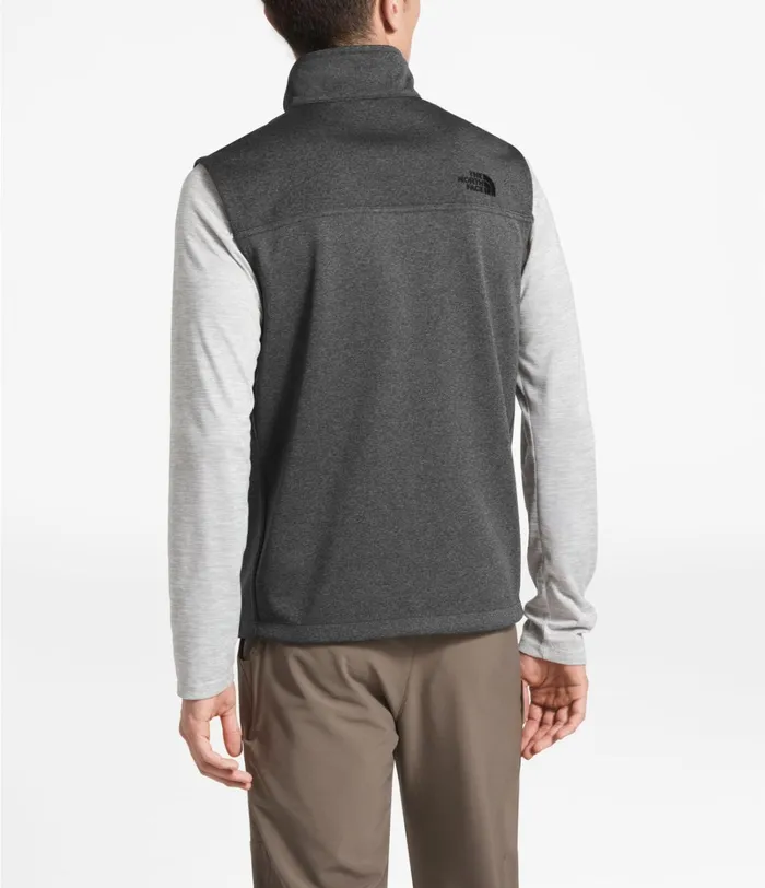 Mens The North Face Softshell Apex Canyonwall Vest Tnf Dark Grey Heather
