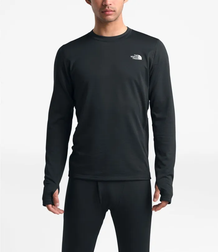 Mens The North Face TShirts UltraWarm Poly Crew Tnf Black