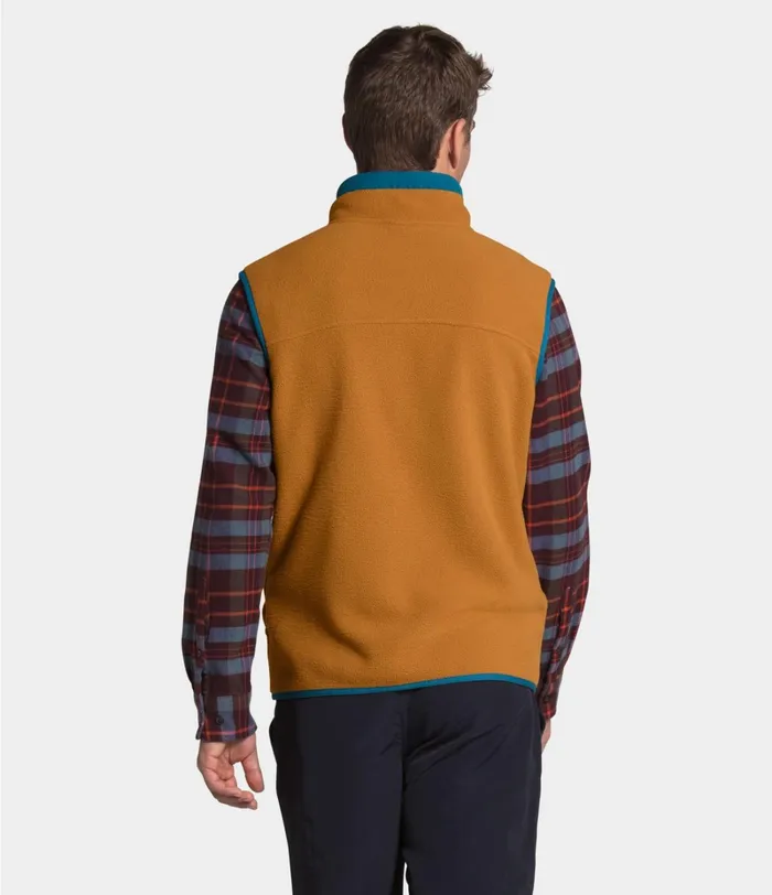 Mens The North Face Vests Carbondale Vest Timber Tanmallard Blue