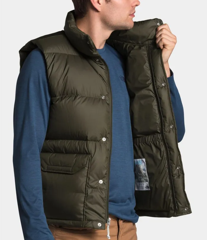 Mens The North Face Vests SIERRA DOWN VEST New Taupe