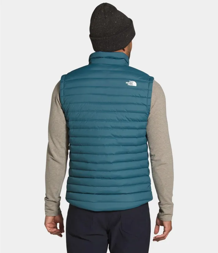 Mens The North Face Vests Stretch Down Vest Mallard Blue