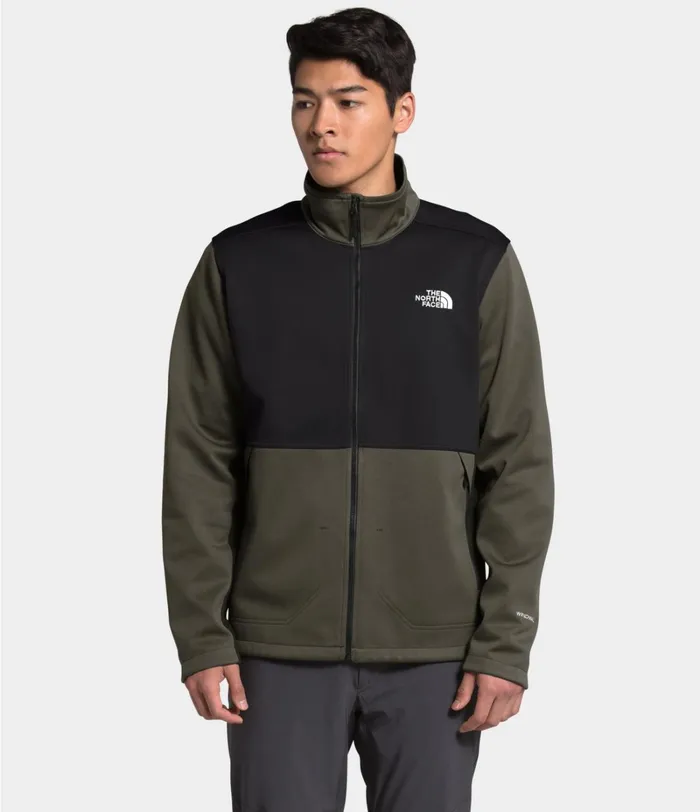 Mens The North Face Windbreakers Apex Canyonwall Jacket New Taupe Greentnf Black