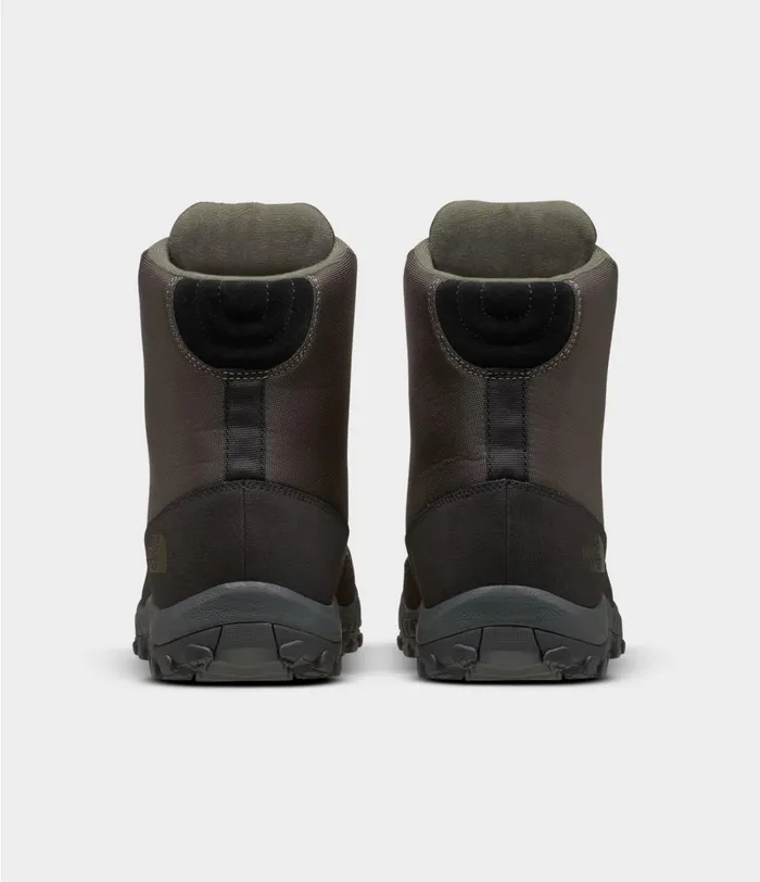 Mens The North Face Winter Boots Chilkat Nylon II New Taupe Greentnf Black