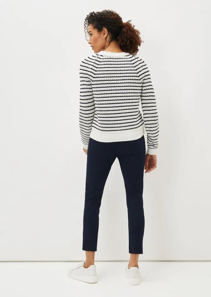 Miah Cropped Jegging Navy Women Phase Eight Trousers