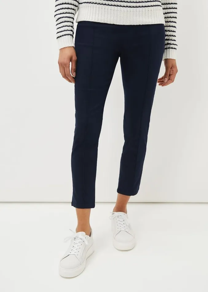 Miah Cropped Jegging Navy Women Phase Eight Trousers