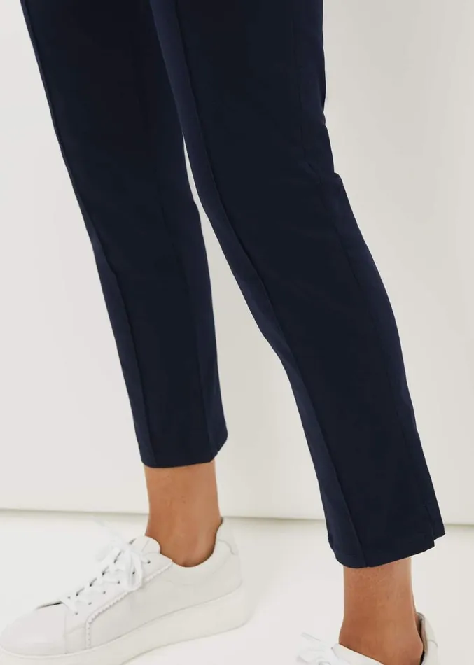 Miah Cropped Jegging Navy Women Phase Eight Trousers