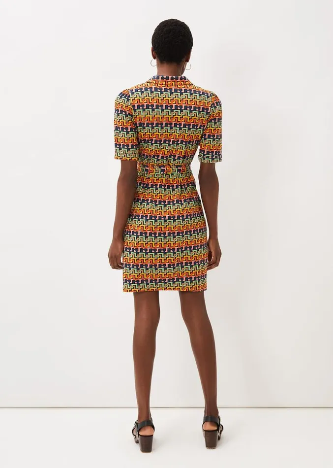 Milano Geo Dress Multicoloured Women Phase Eight Dresses