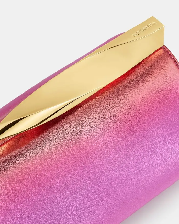 Mini Twist Clutch Fuchsia Women Aquazzura Mini Bags Mini Twist Clutch Fuchsia Women Aquazzura Mini Bags
