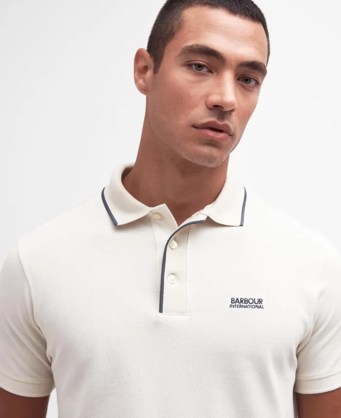 Moor Polo Shirt Forest River Men Barbour Polo Shirts