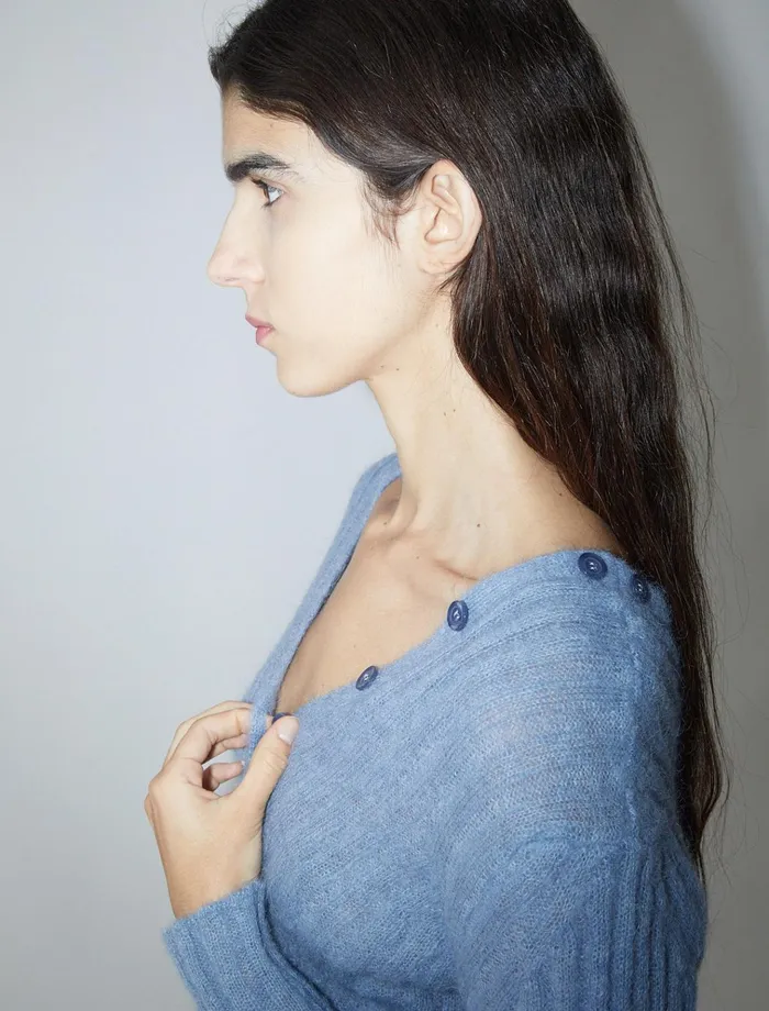 Naor Light Blue Women Paloma Wool Knits