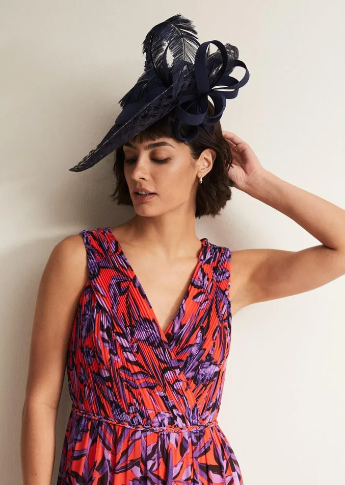 Navy Fascinator French Navy Women Phase Eight Fascinators and Hats