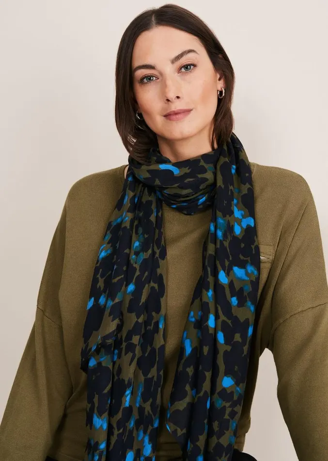Nell Confetti Lightweight Scarf Khakimulti Women Phase Eight Scarves