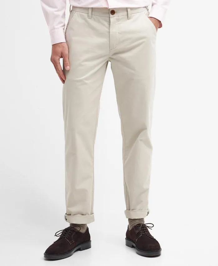 Neuston Essential Chinos Mist Men Barbour Trousers and Shorts