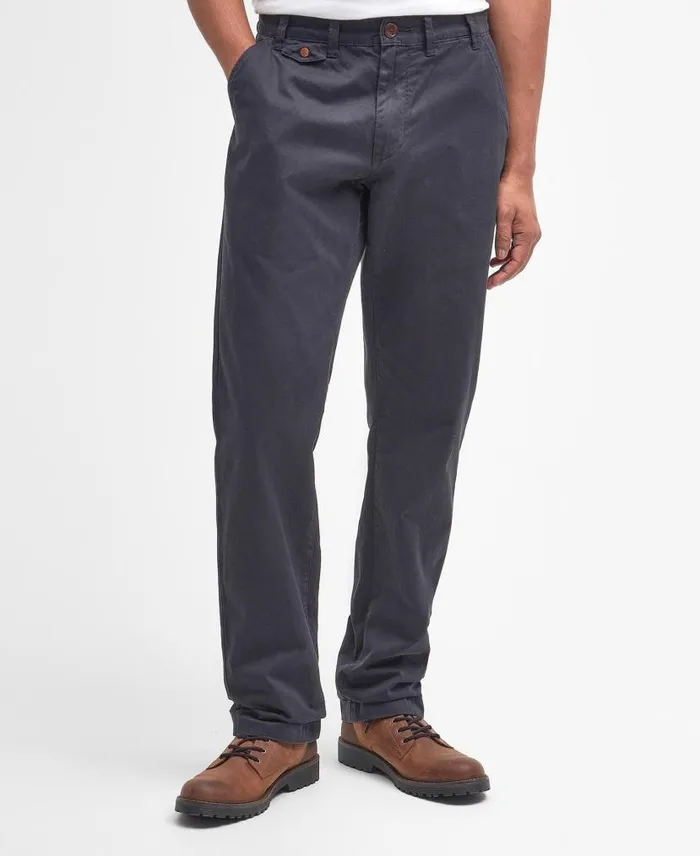 Neuston Twill Chinos Ivy Green Men Barbour Trousers and Shorts