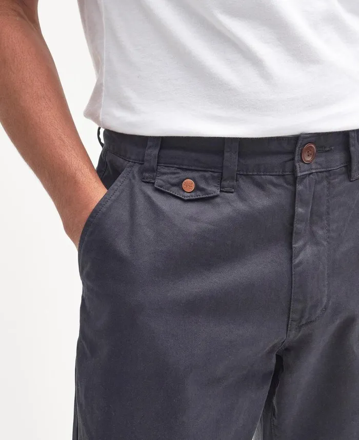 Neuston Twill Chinos Ivy Green Men Barbour Trousers and Shorts