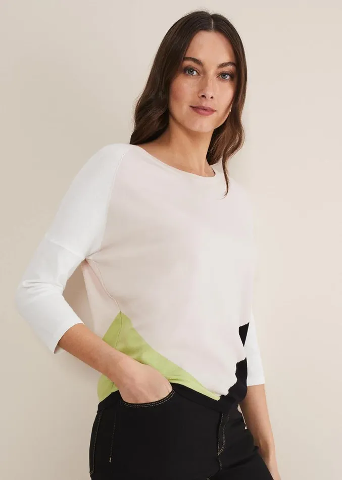 Noella Colour Block Jumper Multicoloured Women Phase Eight Knitwear