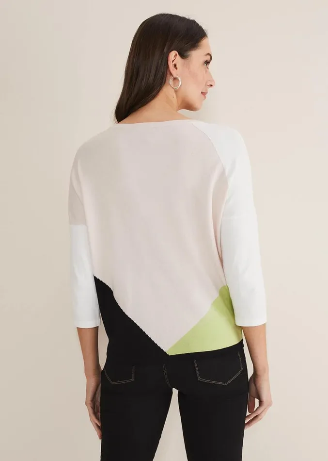 Noella Colour Block Jumper Multicoloured Women Phase Eight Knitwear