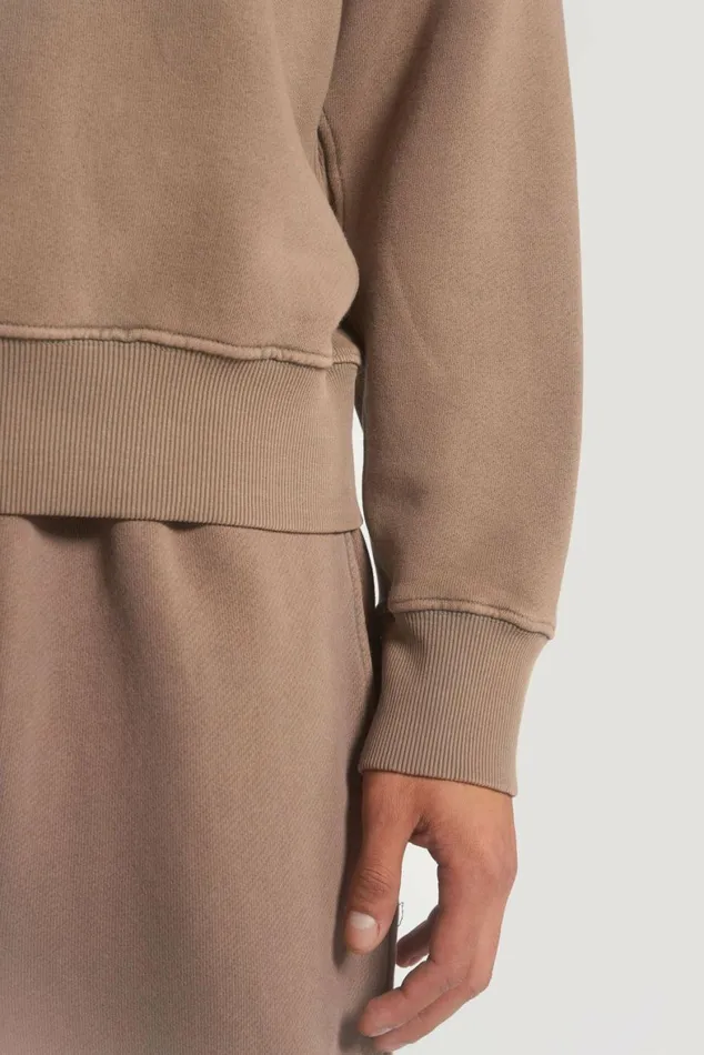 NTRLS Clay Crew Neck Sweatshirt Beige Women Jaded London