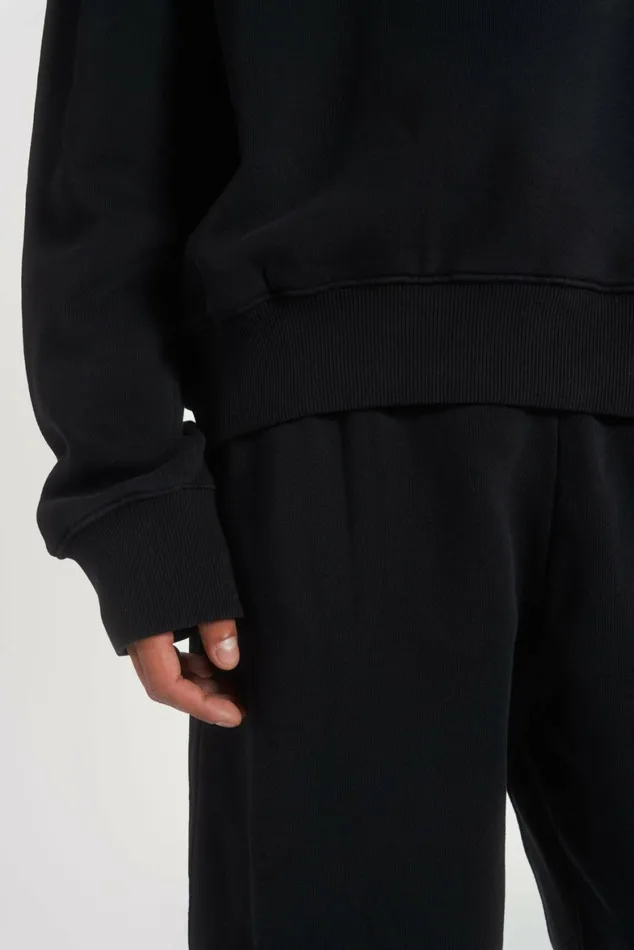 NTRLS Dust Black Crew Neck Sweatshirt Dust Black Women Jaded London