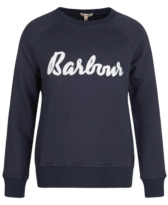 Otterburn Sweatshirt Navy Women Barbour Jumpers