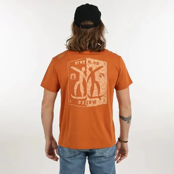 Oxbow Snow And Ski Base Layer Men TeeShirt Aumar 8211 Cuivre