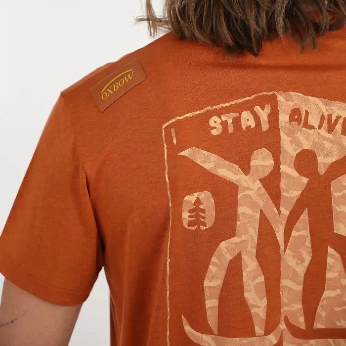 Oxbow Snow And Ski Base Layer Men TeeShirt Aumar 8211 Cuivre